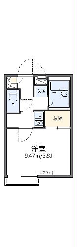 レオパレスきのした荘の間取り