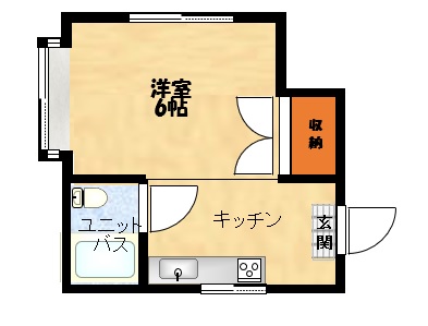 ドーミーテラス前橋昭和の間取り