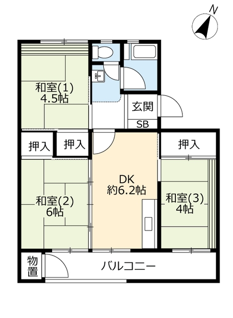 ＵＲ橿原の間取り