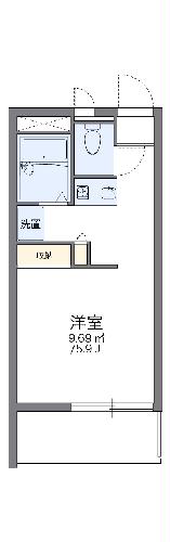 レオパレスＵＣＨＩＫＯＳＨＩの間取り