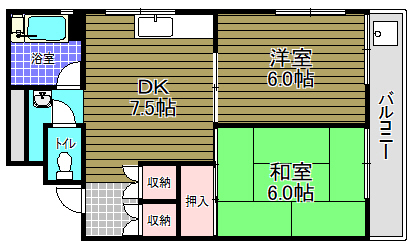 恵マンションの間取り