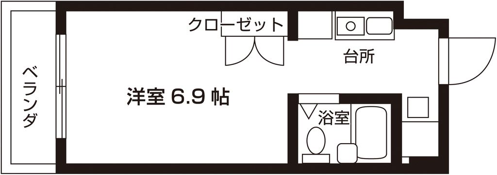 アーバンクレスト岳見の間取り