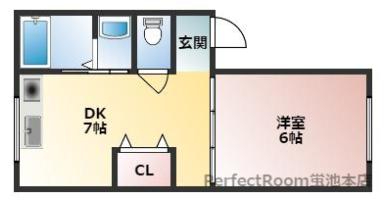 瀬川ハイツの間取り