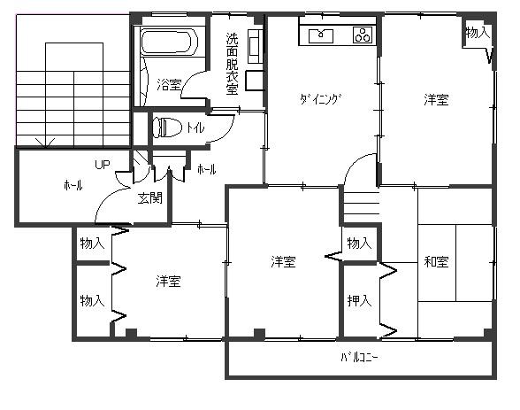 EAST　GARDENの間取り