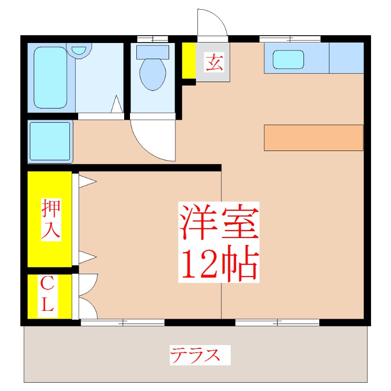 サウスヴリーズ国分の間取り