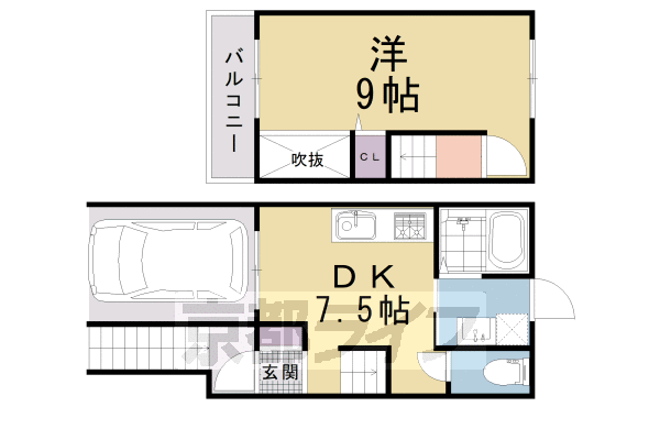 京都市北区上賀茂岡本町のその他の間取り