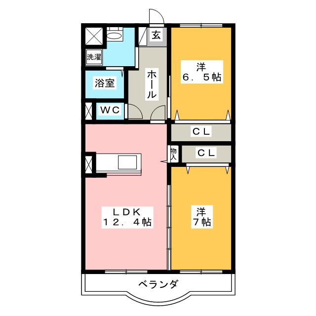 メゾンエスポワールの間取り