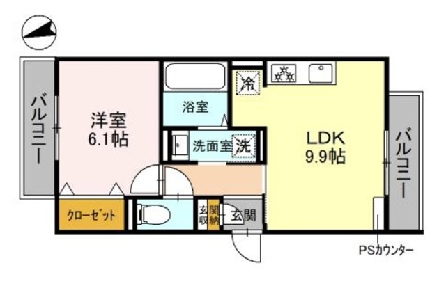 D-residence 豊新の間取り