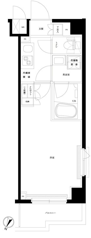 板橋区泉町のマンションの間取り