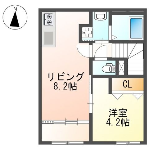 西東京市緑町のアパートの間取り