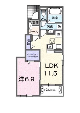 フレンドリーＡの間取り