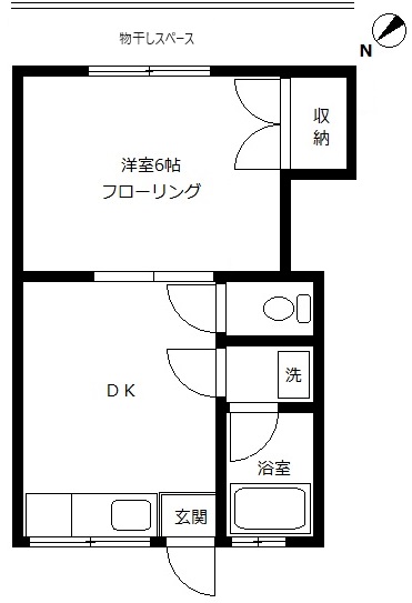 【ブルーハイツ滝の間取り】