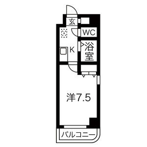 SKハイツ黒川の間取り