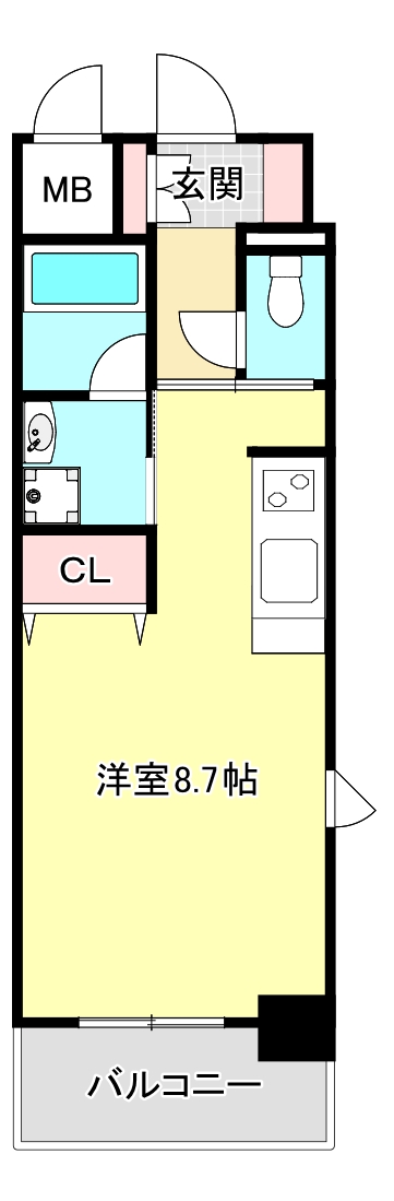 エルセレーノ石屋川の間取り