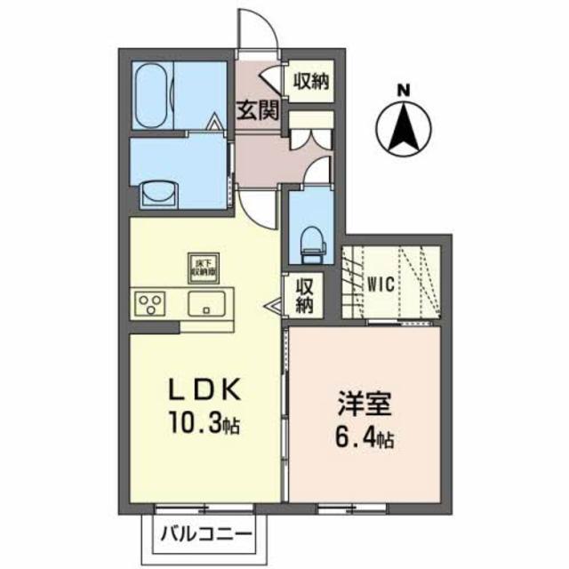 シャーメゾンヒルズＣの間取り