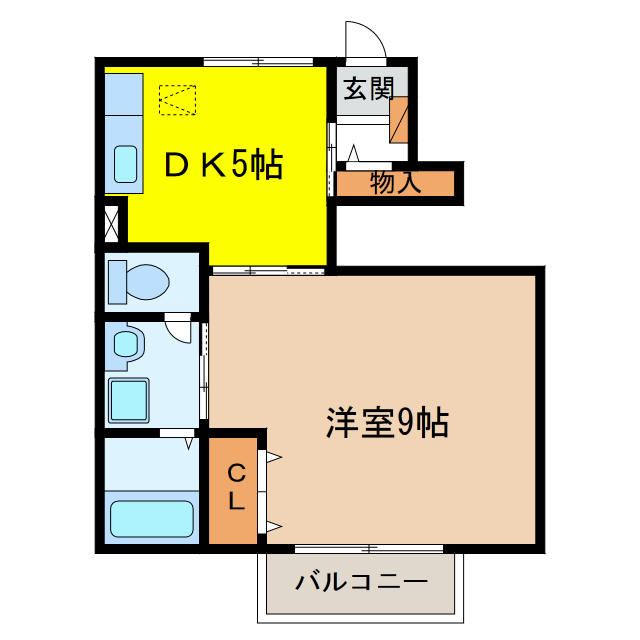 ベンヴェヌートIの間取り