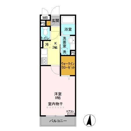 ヴィルクレール　IIの間取り