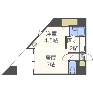 パークヒルズ東札幌の間取り