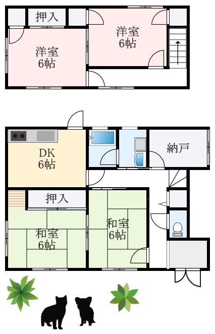 富田林市東板持町のその他の間取り