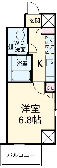 エルザビル名古屋駅前の間取り