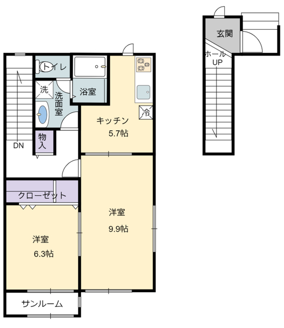 Ｍ２の間取り