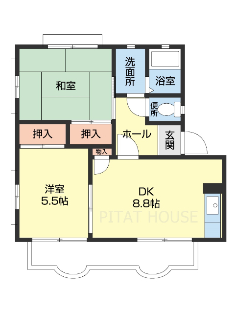 フレグランス笠田の間取り