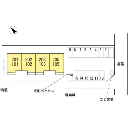 【高岡市上牧野のアパートのその他】