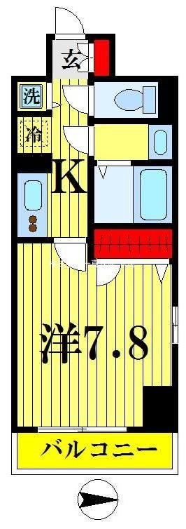 グランシアタワー亀戸の間取り