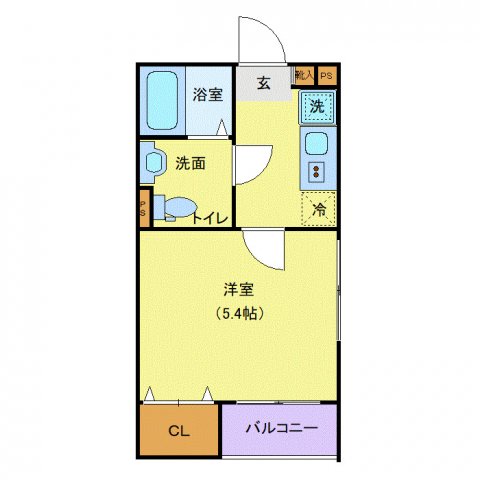 エクセラン所沢の間取り