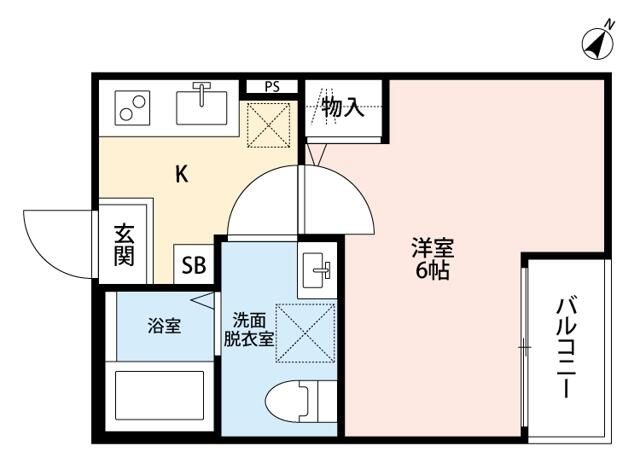 さいたま市南区辻のアパートの間取り