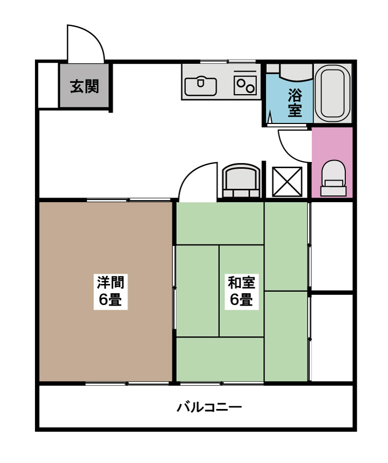 メゾンドリームの間取り