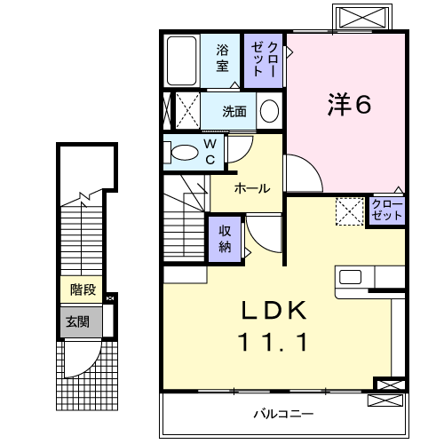 マジェスティックRの間取り