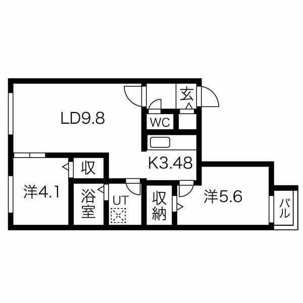 カオン山鼻(S17W10MS)の間取り