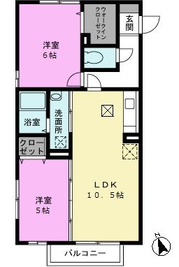 グランシエルの間取り