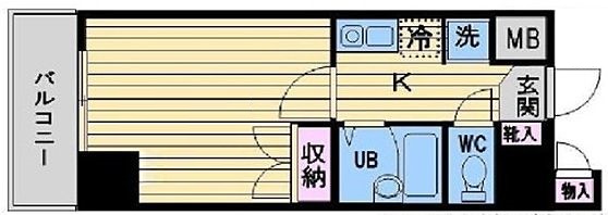 マルベリーラグーン勝どきの間取り