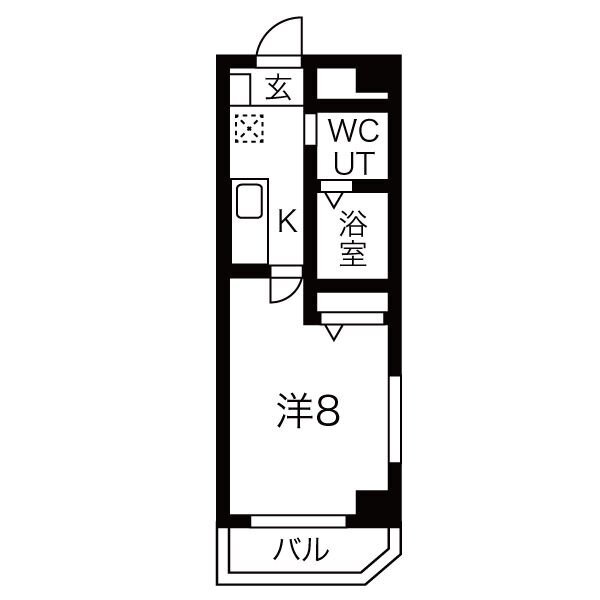 【東海市名和町のアパートの間取り】