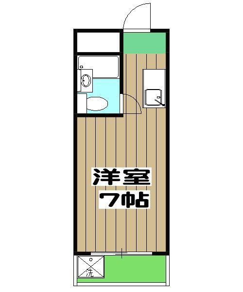 京都市右京区太秦多藪町のマンションの間取り