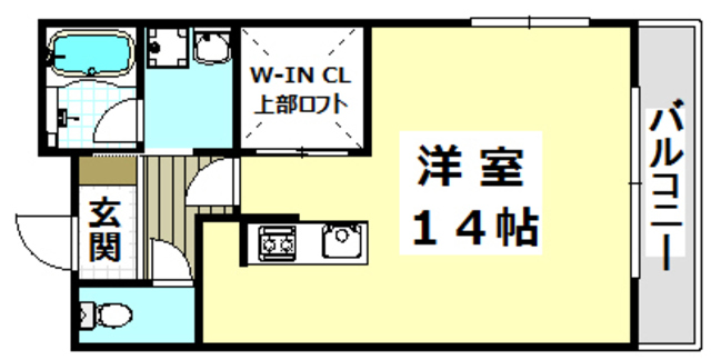 箕面市彩都粟生南のマンションの間取り