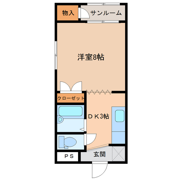 ミストラル高尾の間取り