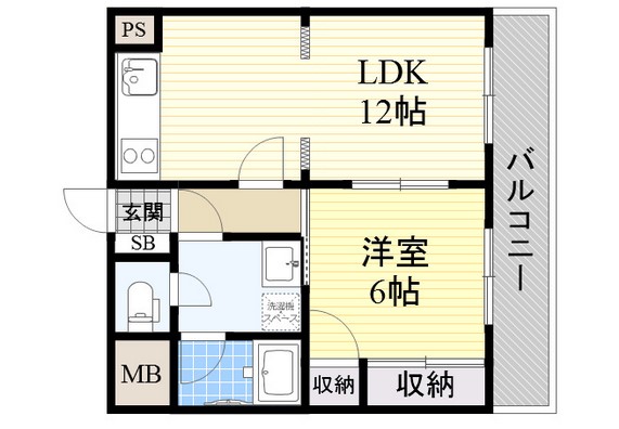 大正メゾンの間取り