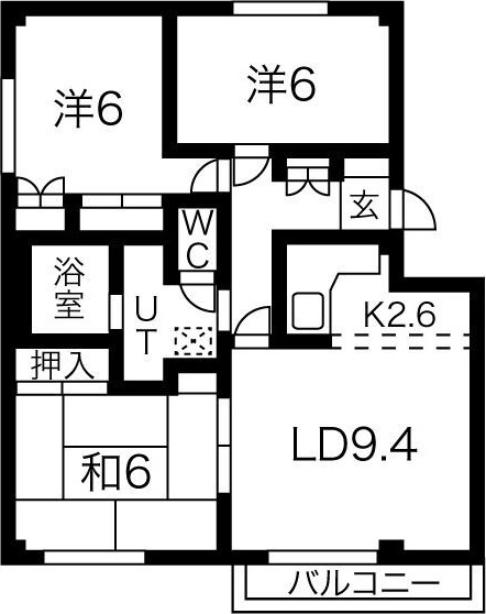 グランフォート清田の間取り