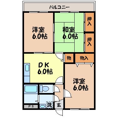 フラワーマンションの間取り