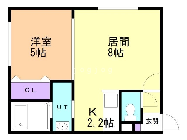 ピュアハーモニー江別４－１の間取り