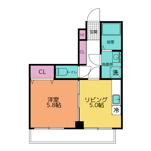 ＡＲＴ弁天の間取り