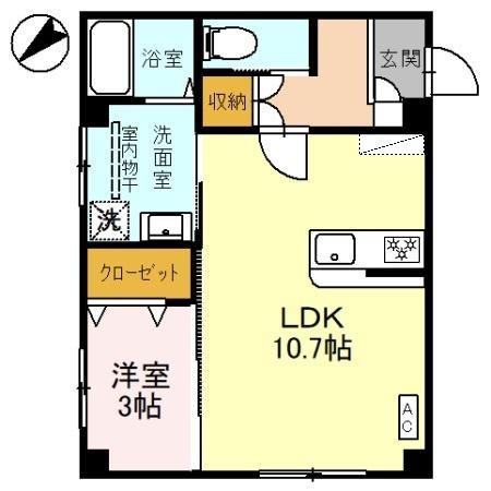 Anfang本郷町　IIの間取り