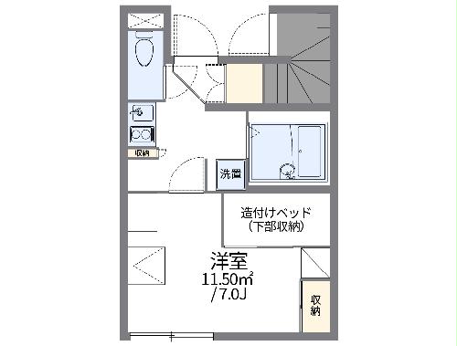 レオパレス池新田IIの間取り