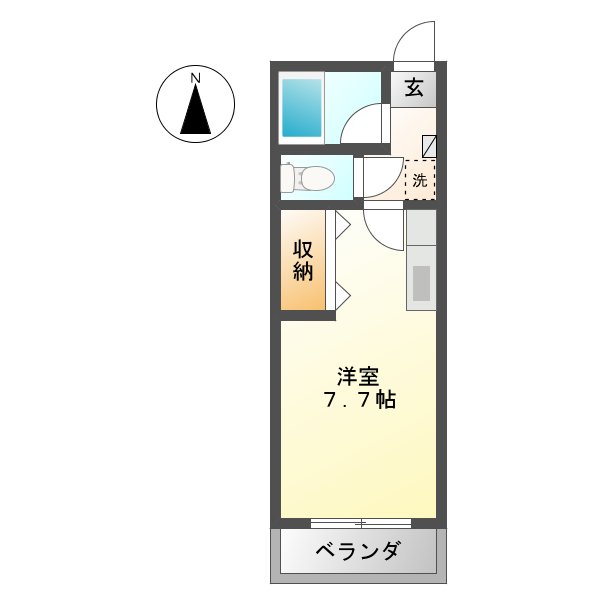 ムーンライト旭の間取り