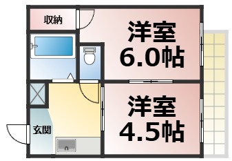 大宝新深江ＣＴスクエアの間取り