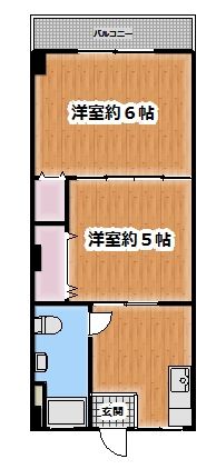 横浜市南区高砂町のマンションの間取り