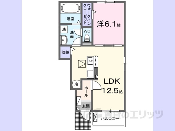 アイプレイス彦根IIの間取り